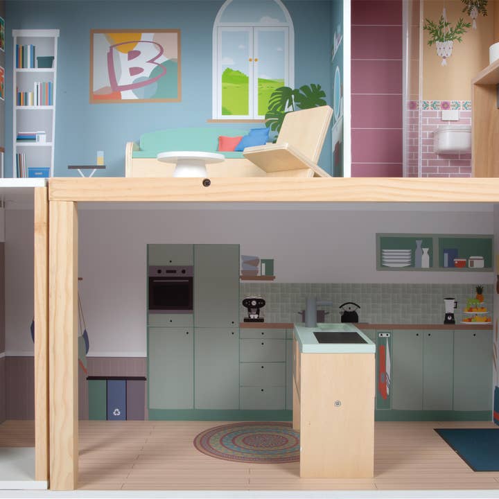 small foot - Wholesale Doll Accessory Kit - Kids - Dollhouse Dream Villa XL | Dollhouses | Wooden Toys9