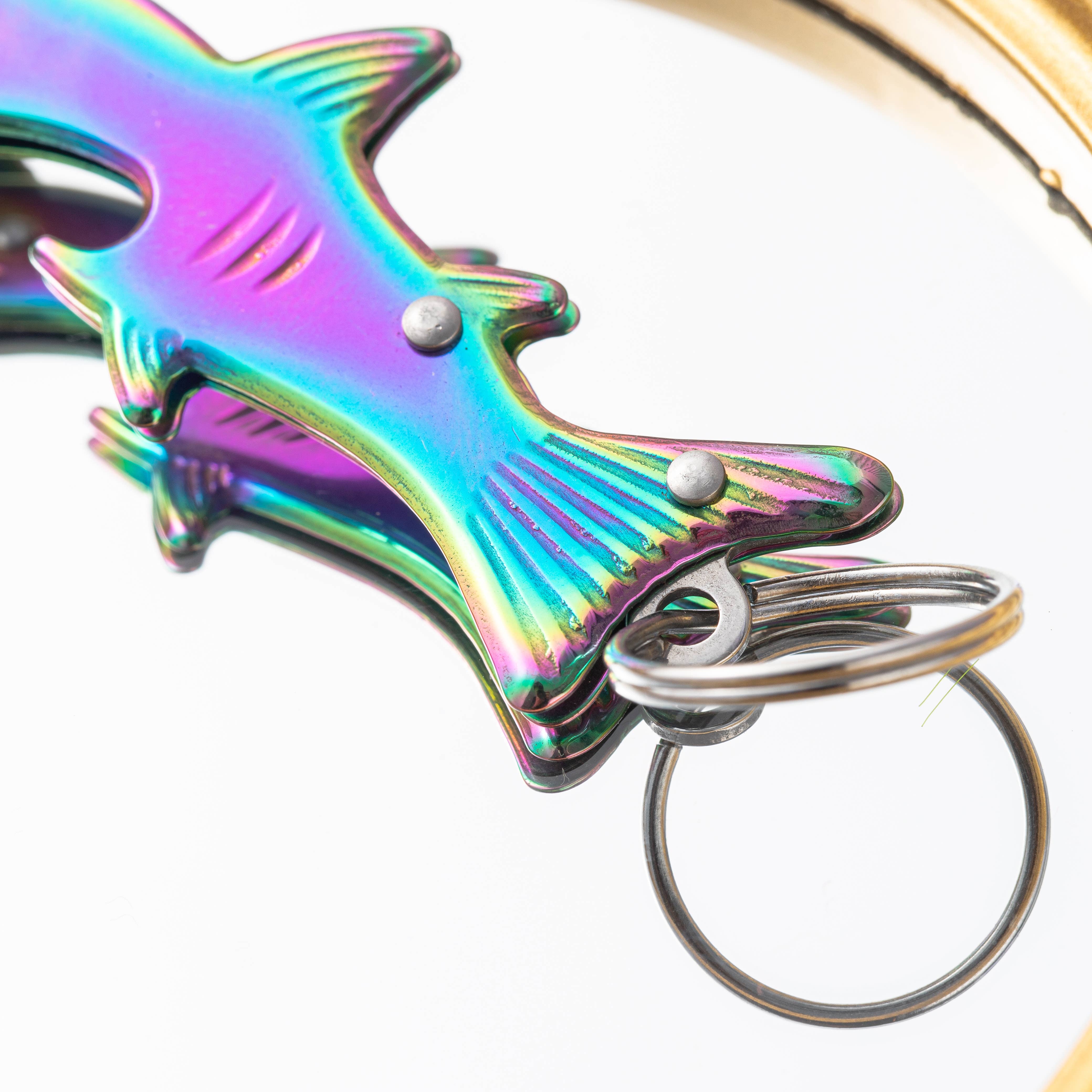 Real Sic - Vendita all'ingrosso Coltellino tascabile/portacoltellino - Mini coltello pieghevole EDC a forma di pesce – coltello tascabile multiuso7