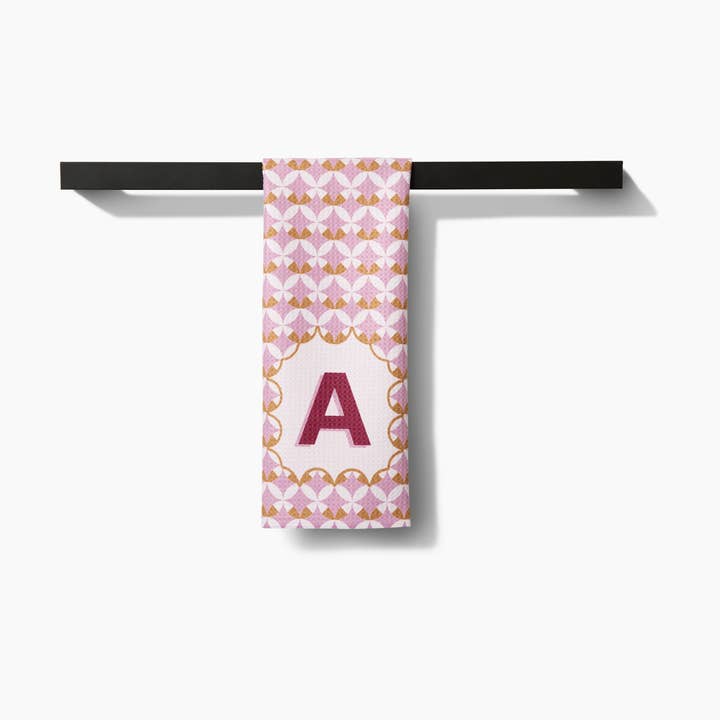 Geometry - Wholesale Tea Towel - Geometry Monogram Tile Tea Towel