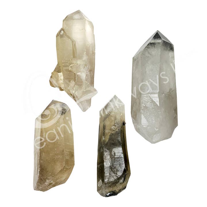 Oceanic Linkways Inc - Wholesale Spiritual Stone/Crystal - (KG)POINT - PHANTOM QUARTZ WITH INCLUSIONS (IDTT)0