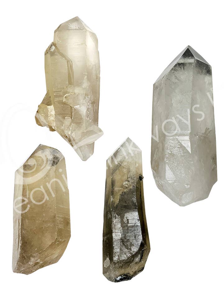 (KG)POINT - PHANTOM QUARTZ WITH INCLUSIONS (IDTT) for wholesale by Oceanic Linkways Inc