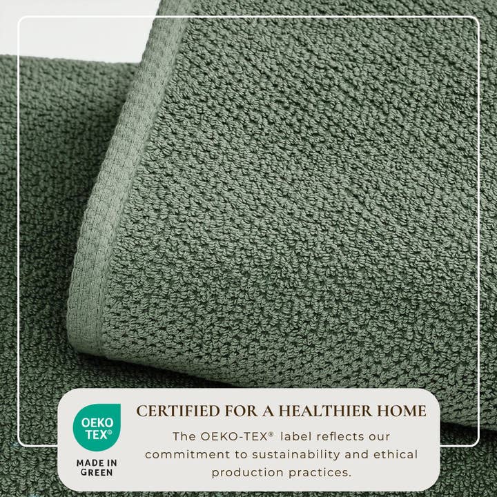 BH Collective - Wholesale Towel Set - Cotton Textured Bath Towel Set - Acacia Collection154