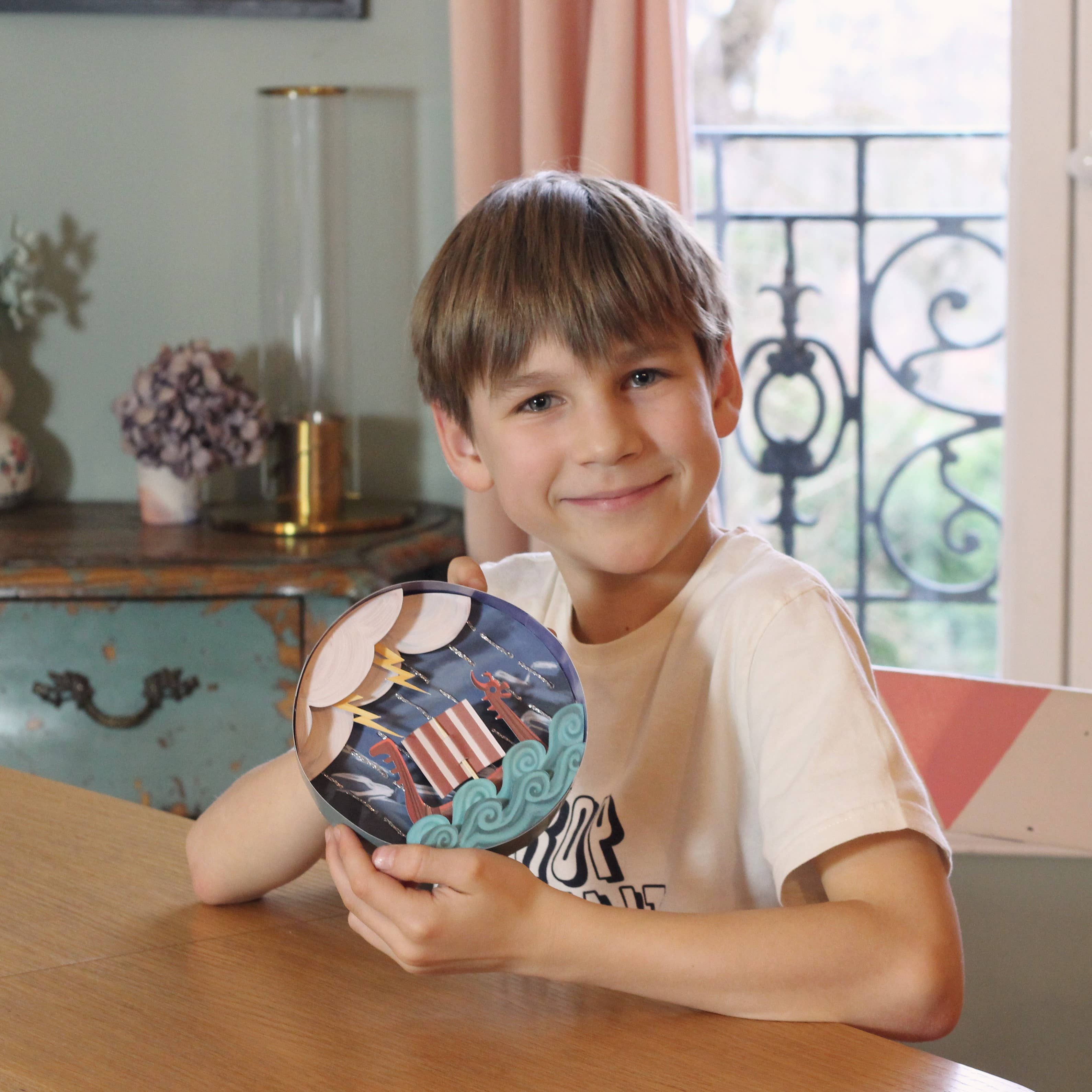 L'Atelier Imaginaire - Wholesale DIY Craft Kit - Kids - Viking decor DIY kit - children's crafts8