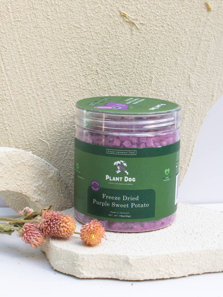 Frosttørret lilla sød kartoffel for engroshandel hos Plant Dog LLC