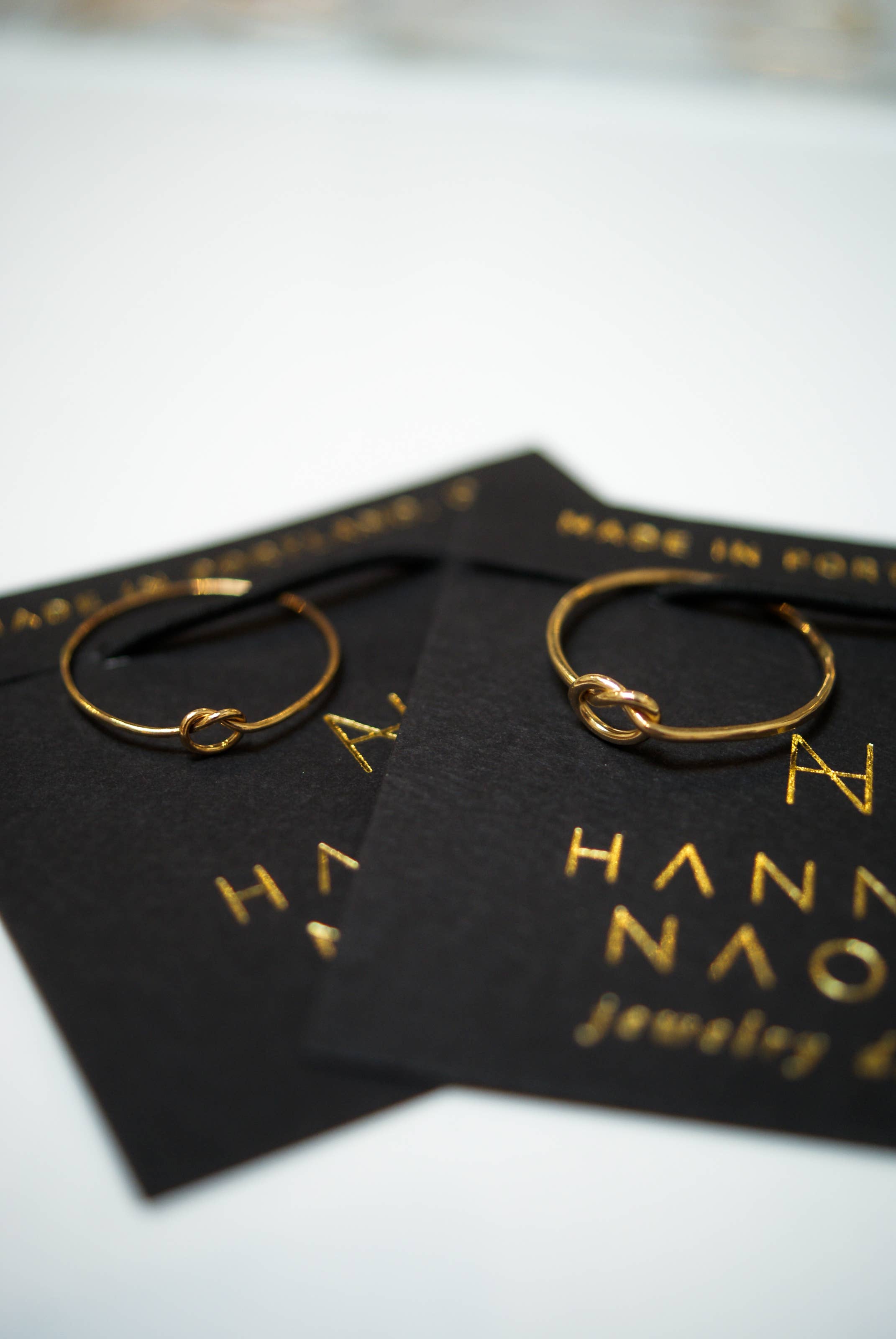 Hannah Naomi - Wholesale Band/Stacked Ring - Open Knot Ring, 14K Gold Fill2