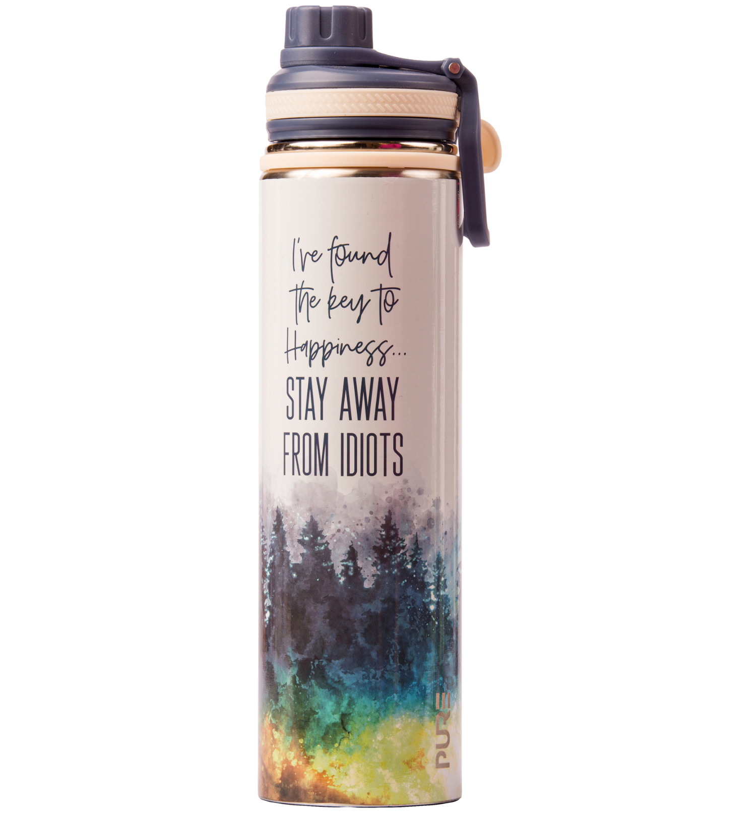 PURE Drinkware - Wholesale Water Bottle - "Endurance" Insulated Water Bottle 25oz - Sassy Sayings3