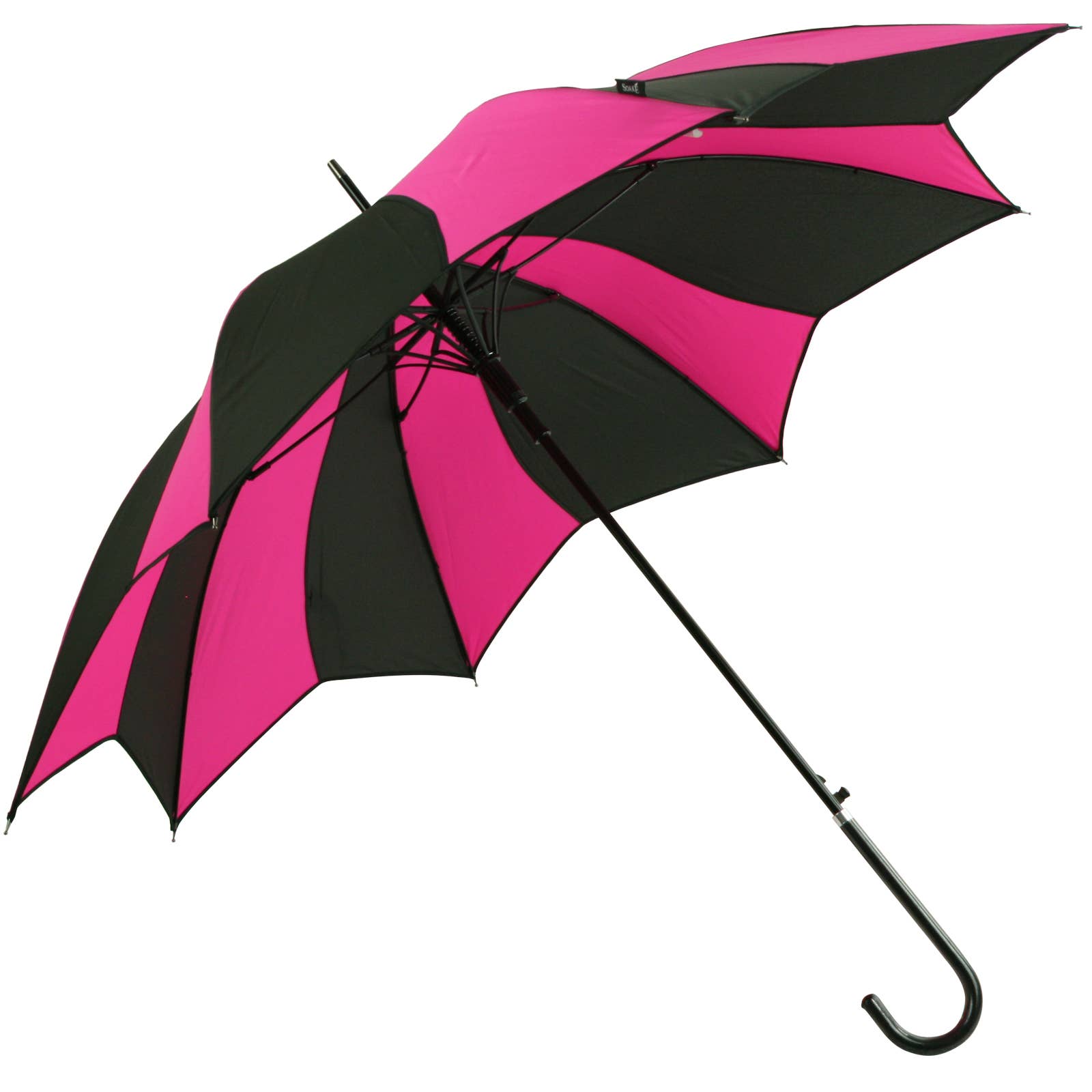 Beige Pink and Black Swirl Umbrella - EDSSWPIB for wholesale on Faire2