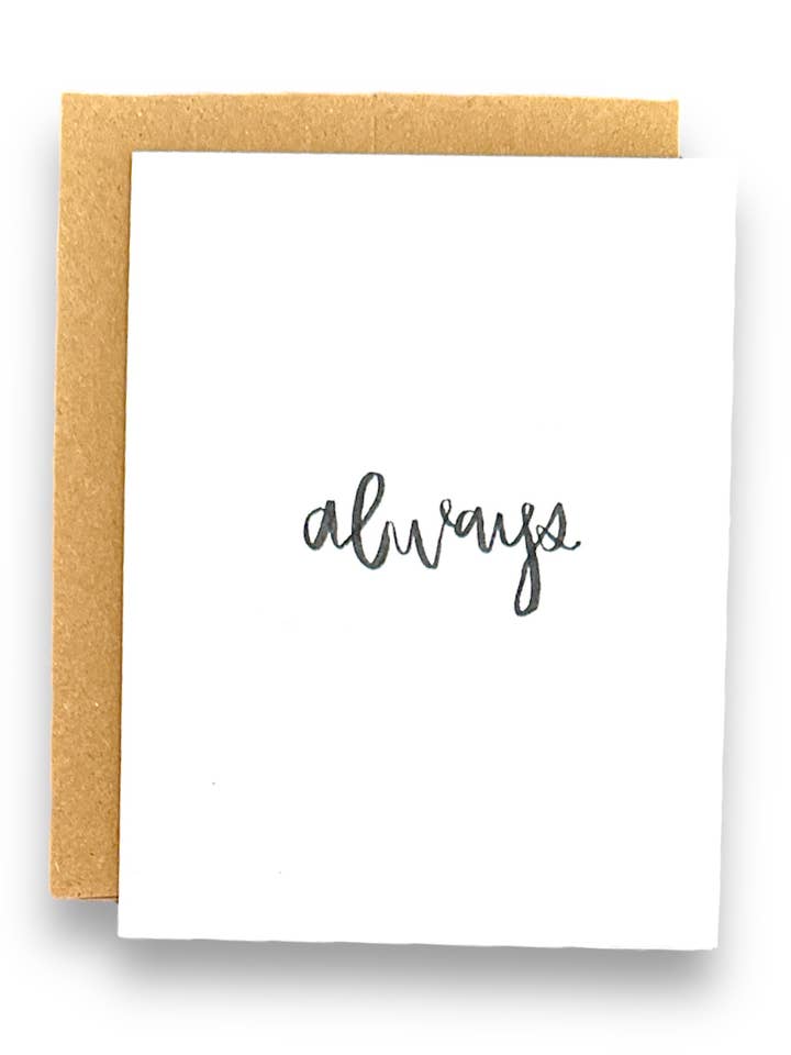 Always Card for wholesale by LoveJo