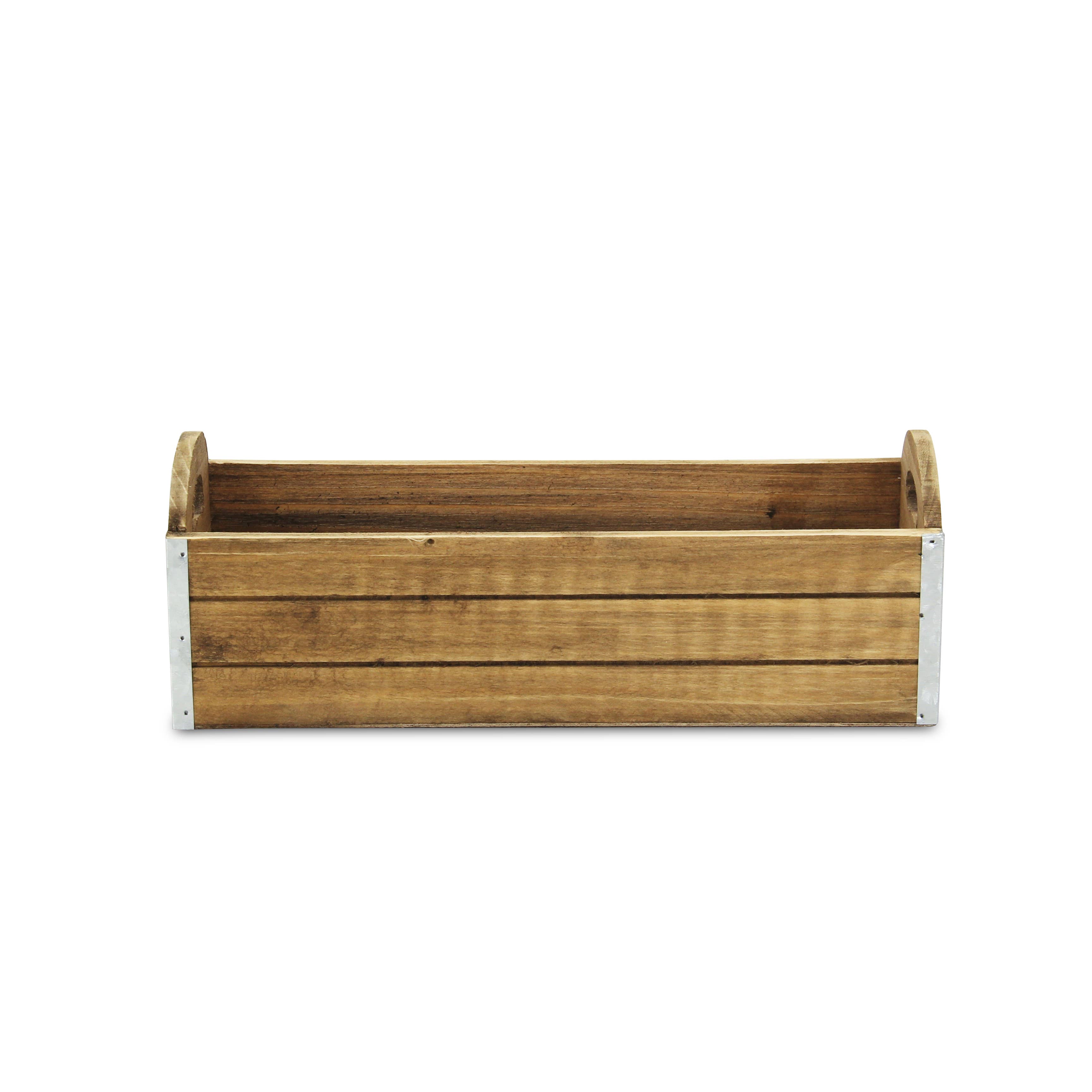 Cheungs Home Decor - Wholesale Planter Box - Caelum Handled Wood Planter3