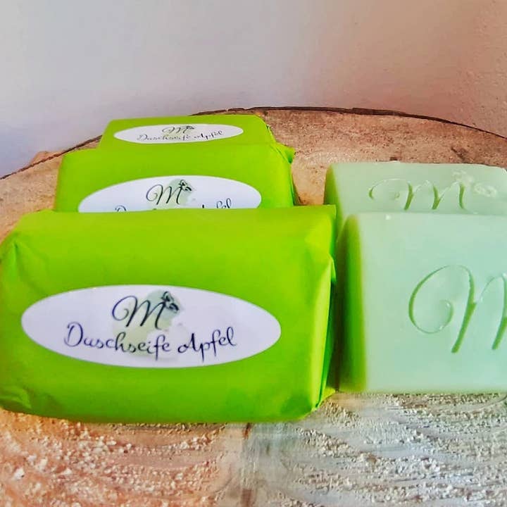 jabón de ducha con aceite de germen de arroz manzana para venta al por mayor de Modali - die Kräutermanufaktur