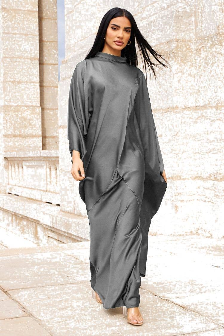 De La Creme Fashions – Conjunto de top e saia - Mulher por atacado – Conjunto feminino Abaya com saia - SURAYYA27