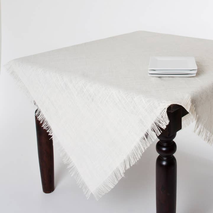 Fringed Jute Topper for wholesale by Saro Lifestyle