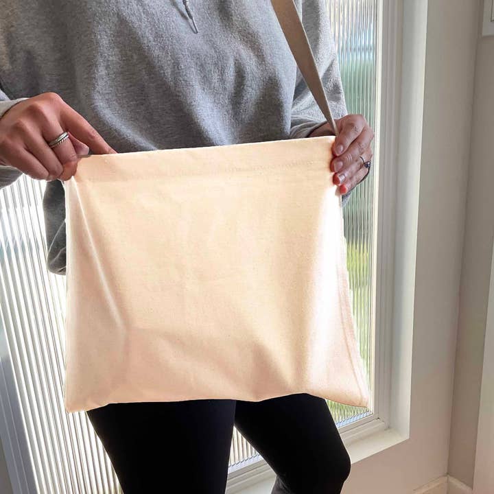 Crossbody Style Messenger Style Tote Bag - No Printed Design for wholesale by Sockprints