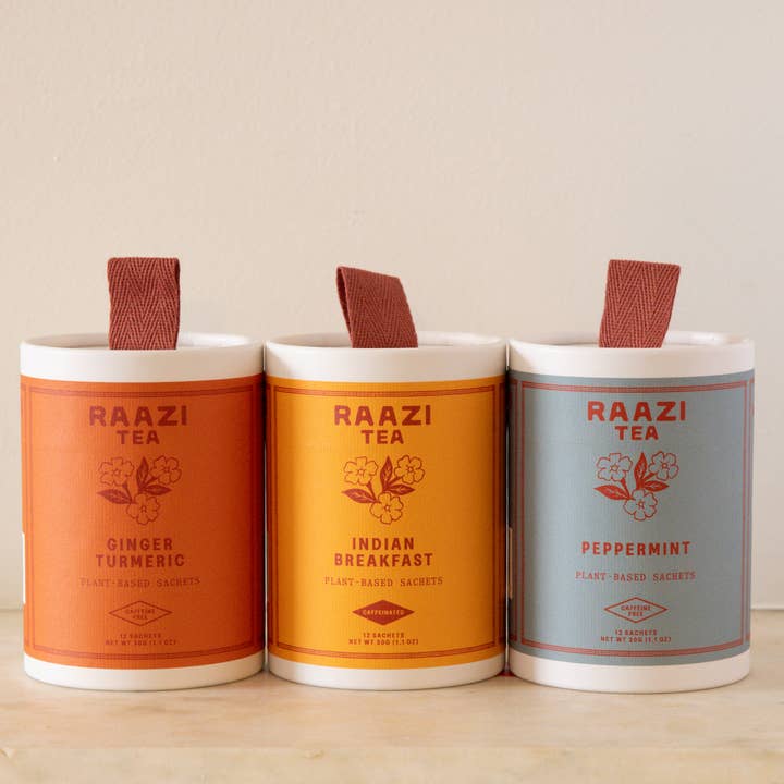 Trial Case (Breakfast, Peppermint, Ginger) for wholesale by Raazi Tea