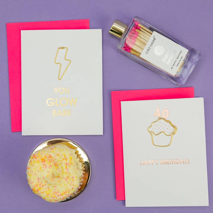 Chez Gagné - Wholesale Matches - Disco Inferno - Glass Bottle Safety Matches - Bright Pink2