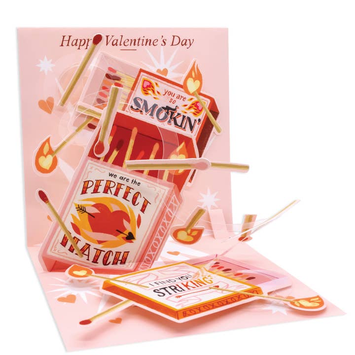 Perfect Match Pop-Up Card for wholesale by Up With Paper