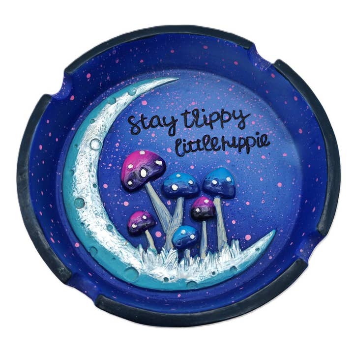 Wise Skies - Wholesale Ashtray - Stay Trippy Little Hippie Ashtray