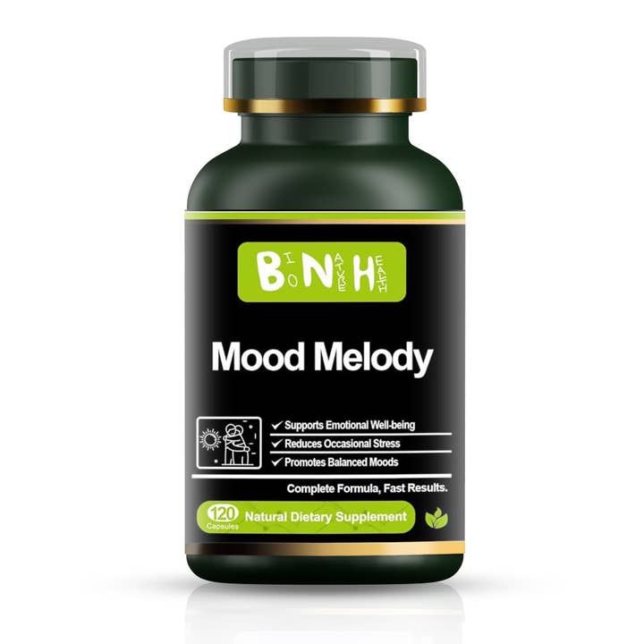 Mood Melody, Natuurlijke Voedingssupplement, 120 Capsules voor wholesale door BioNatureHealth Inc