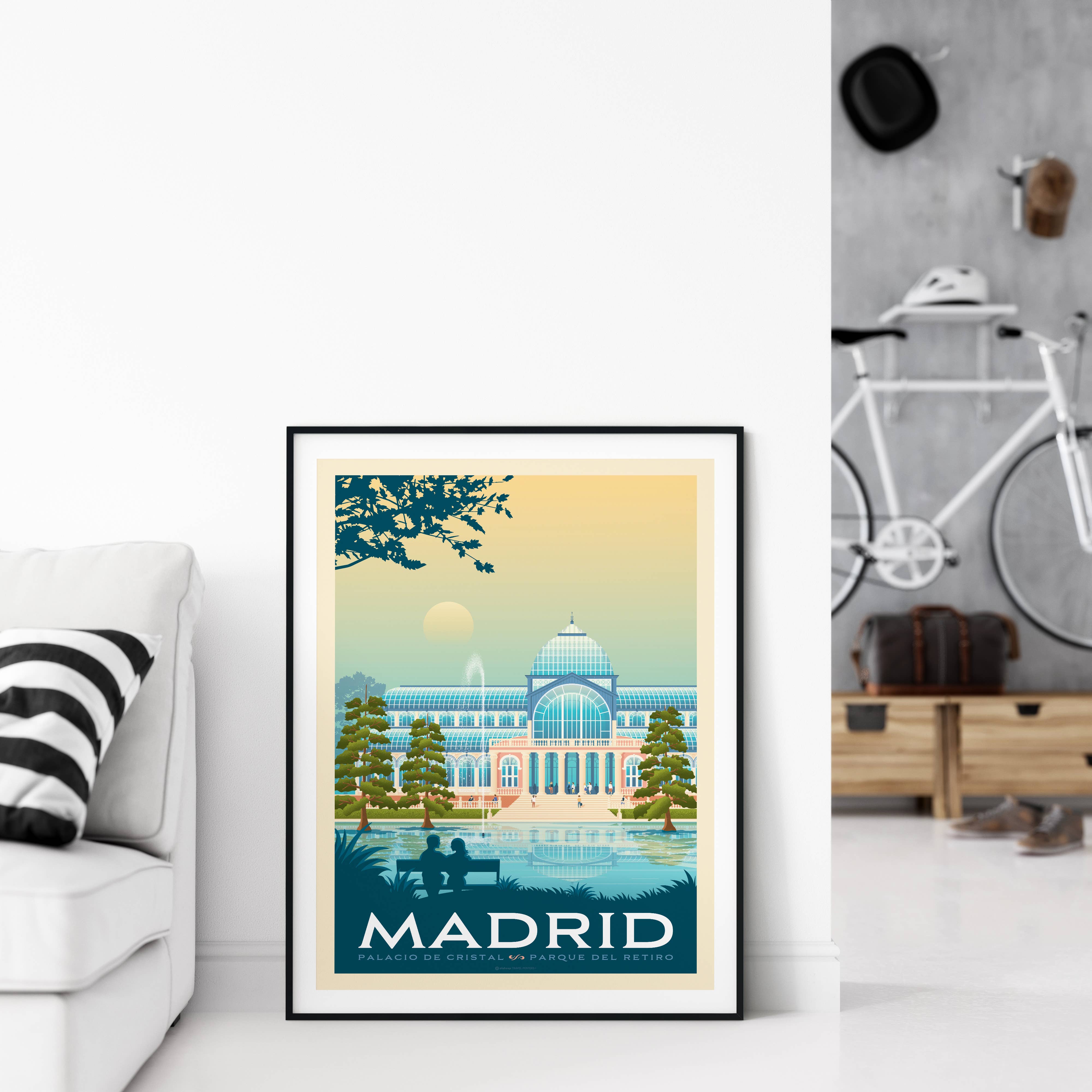 Olahoop Travel Posters - Wholesale Poster - Madrid - Spain travel poster5
