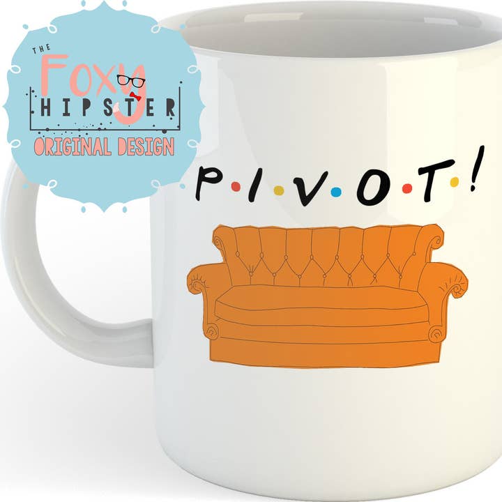 Caneca de café Friends Pivot 325ml por atacado de The Foxy Hipster