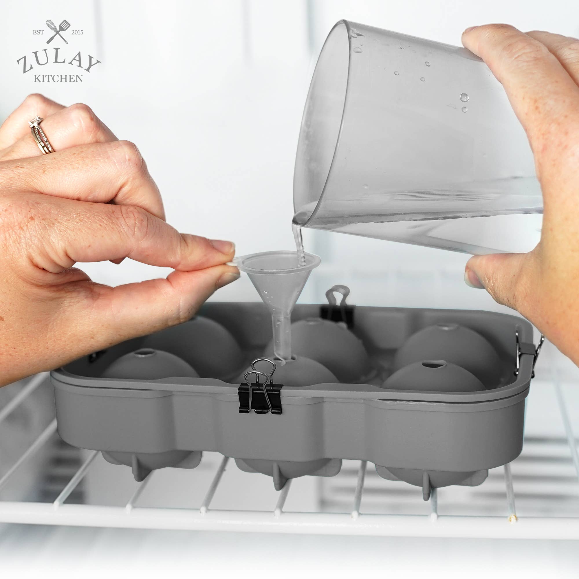 Zulay Kitchen - Wholesale Ice Tray/Mold - Silicone Ice Cube Trays Set of 2 4