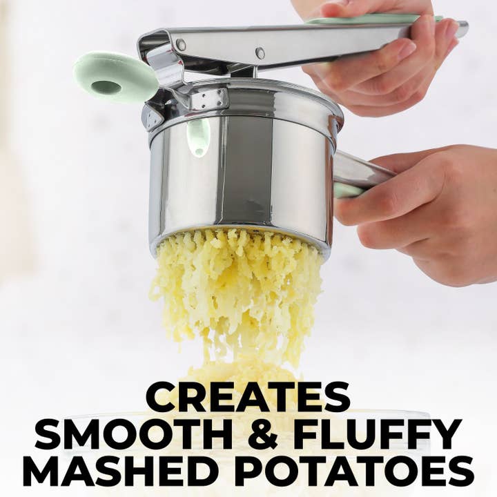 Zulay Kitchen - Wholesale Kitchen Tool/Gadget - Premium Large 15oz Potato Ricer with 2 Interchangeable Discs10