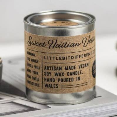 Süße haitianische Vetiver-Kerze für den Großhandel von Little Bit Different