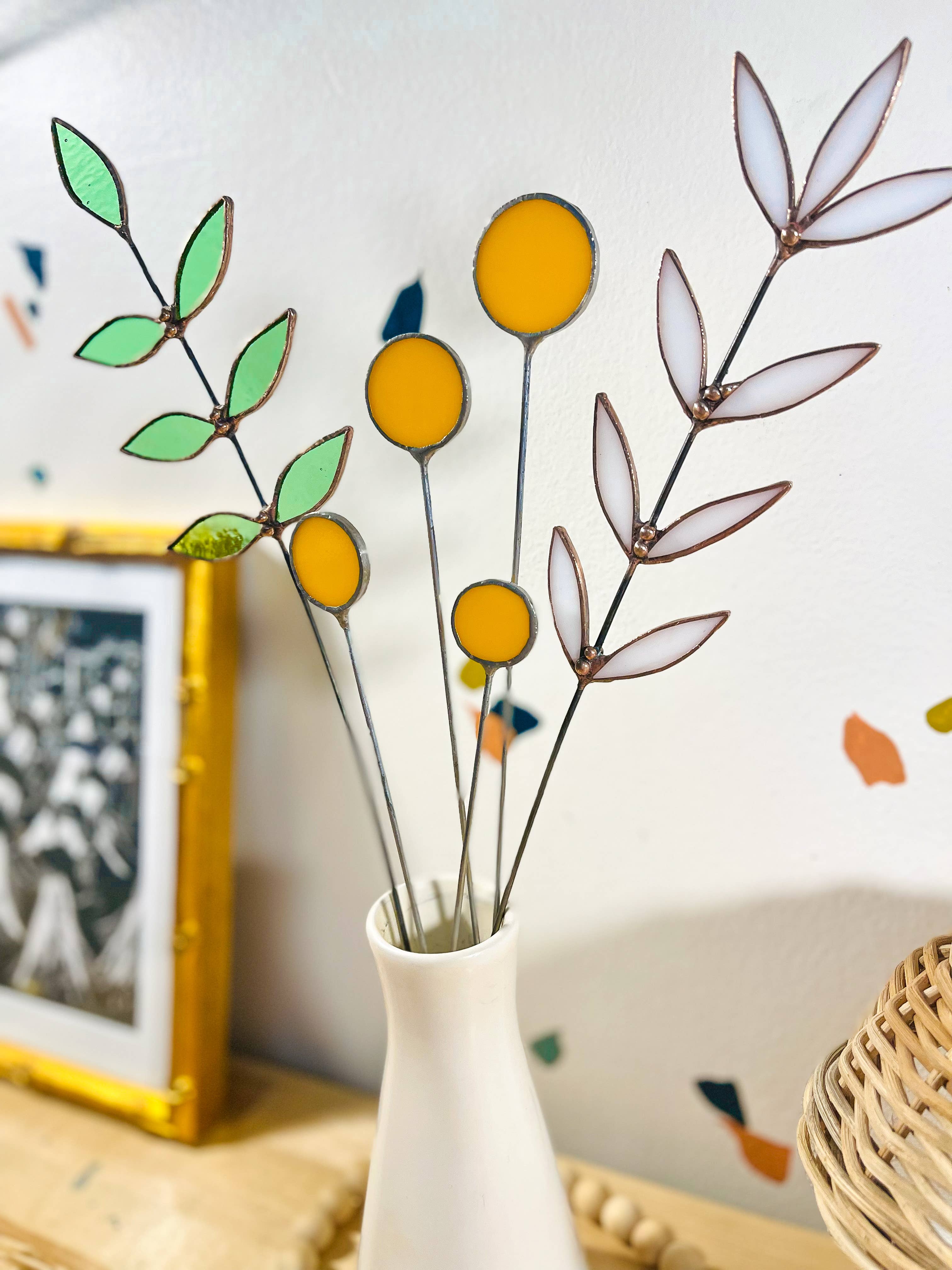 Samara Designs Studio - Wholesale Artificial Flowers - Glass Billy Button Set7