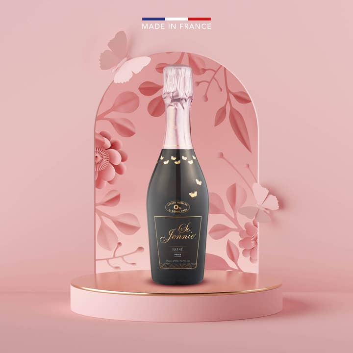 Zepeim - Wholesale Non-alcoholic spirits/wine/beer - So Jennie Paris Rose Sparkling (375ml, 6 bottles)4