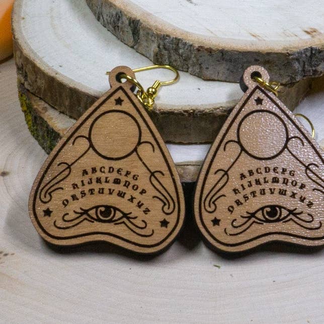 Planchette earrings for wholesale by QUIIROI