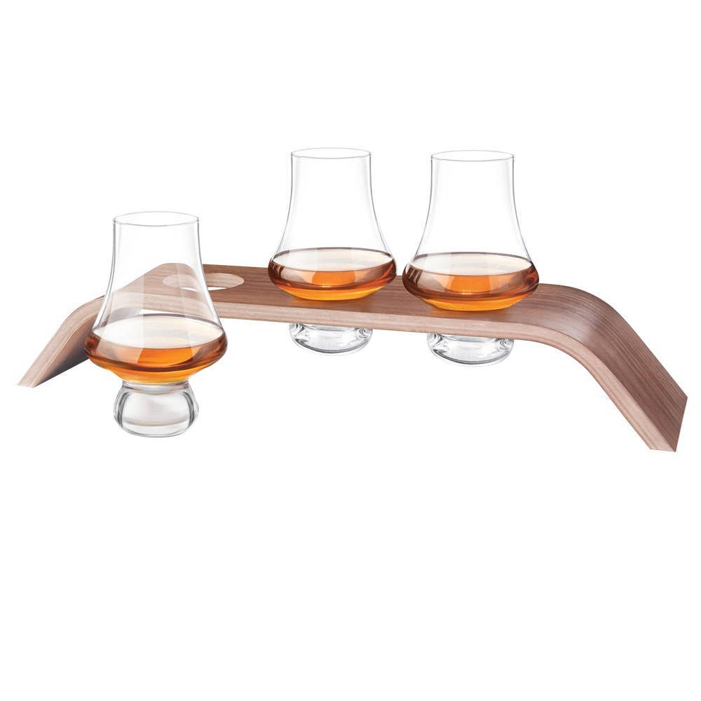 Original Products UK/EU – wholesale Cocktail/liquor glass – Final Touch 4 Piece Whisky Flight Tasting Set1
