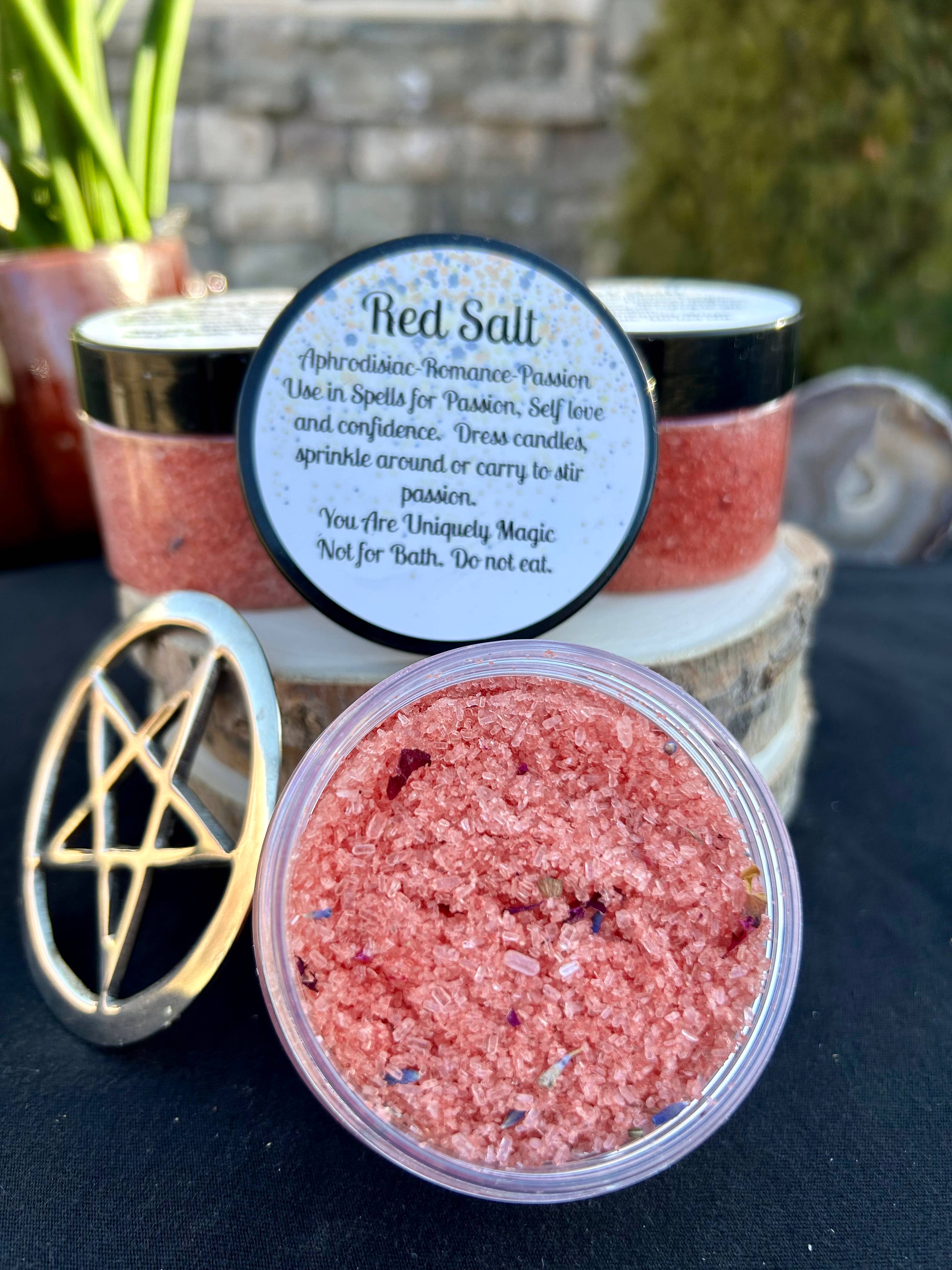 You Are Uniquely Magic - Wholesale Meditation Supplies - Red Witches Salt-Passion and Love 5oz3