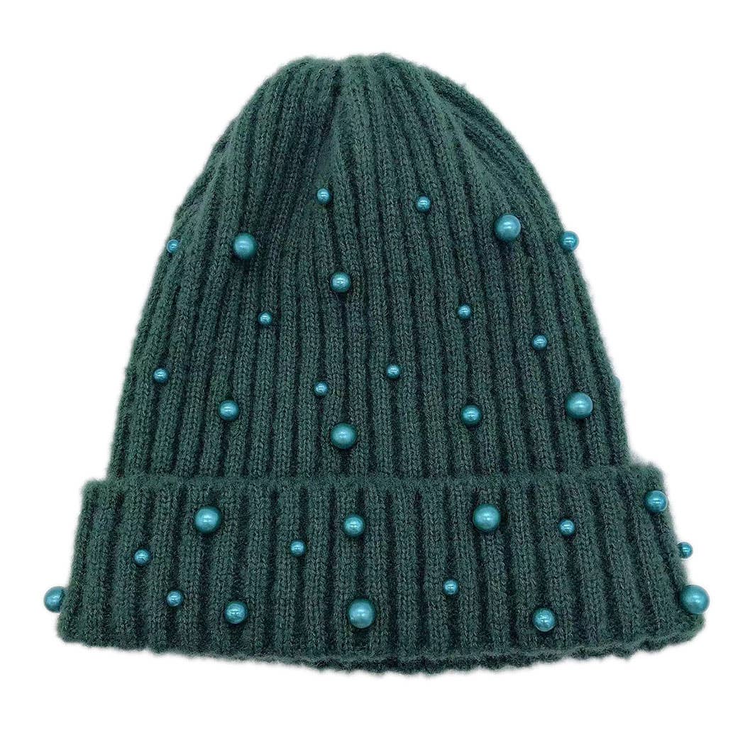 Fashion City - Wholesale Beanie - Dames - Gebreide muts voor dames, effen imitatieleer0