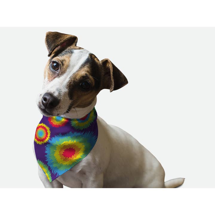 Bandoggies Breeze Pet Bandana - Medium 70's Retro for wholesale by Bandoggies