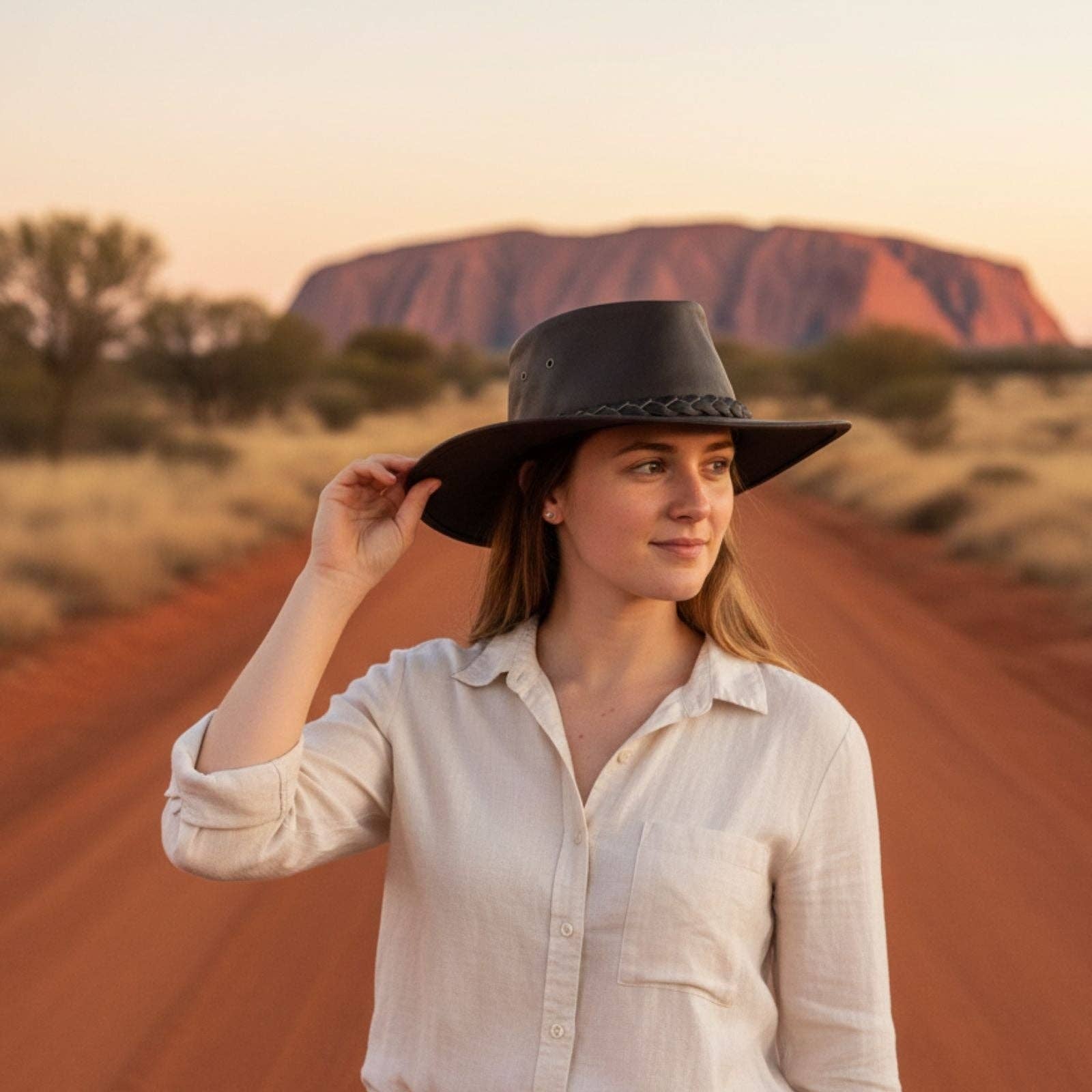 Jacaru Australia - Wholesale Cowboy Hat - Unisex - Jacaru 1001 Kangaroo Leather Hat1