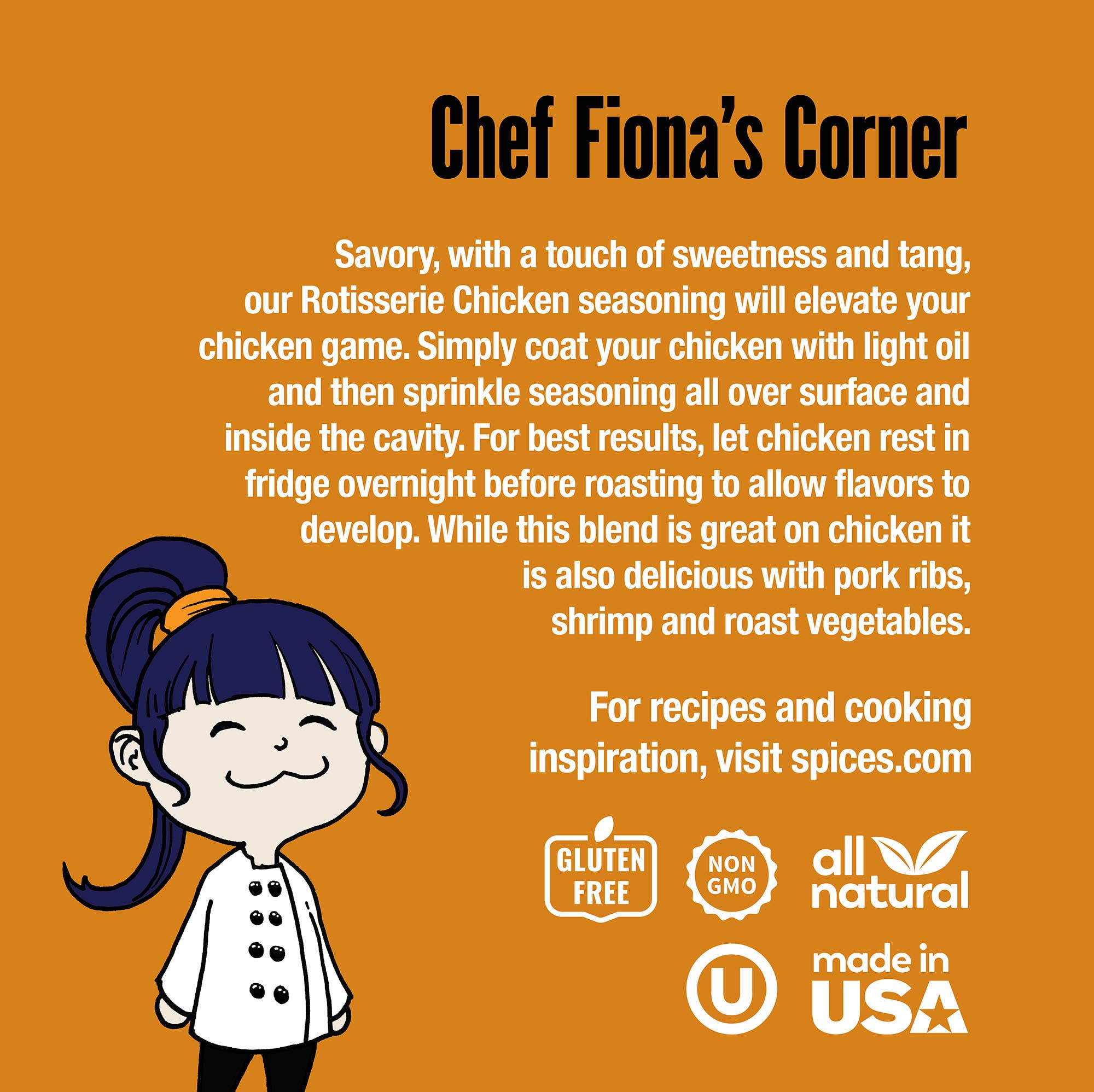 THE SPICE LAB - Wholesale Dried Spice Mix - Rotisserie Chicken Seasoning - Case of 6 - 22 oz Kilo Jars 2