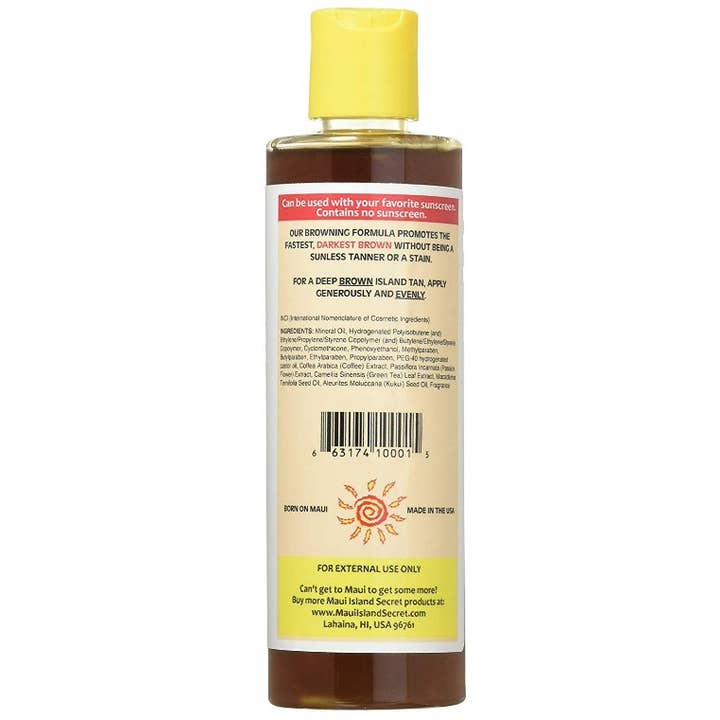 Maui Island Secret - Wholesale Self-Tanner - BROWNING FORMULA