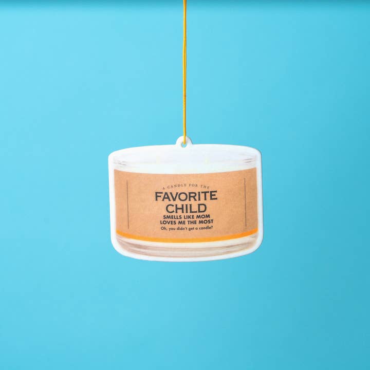 Whiskey River Soap Co. - Wholesale Car Freshener - Unisex - The Favorite Child Air Freshener | Funny Car Air Freshener1