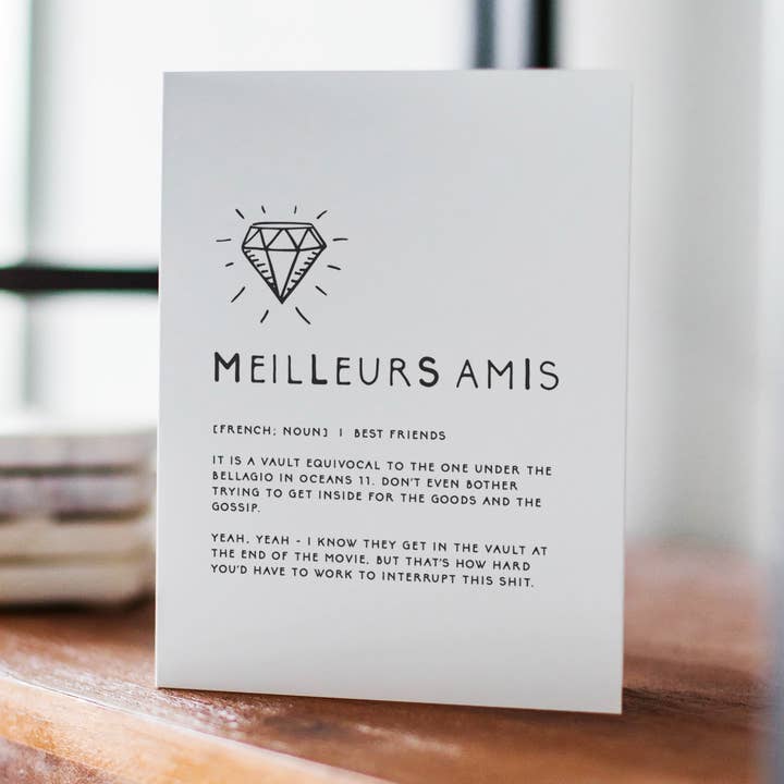 Meilleurs Amis | Greeting Card for wholesale by LILOU