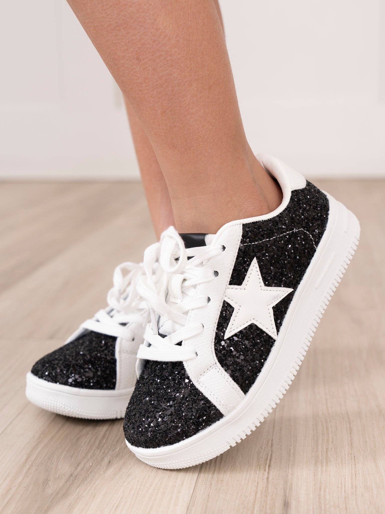 Marie Nicole Clothing - Wholesale Lifestyle Sneakers - Kids - Girls' Sparkle Star Sneaker5