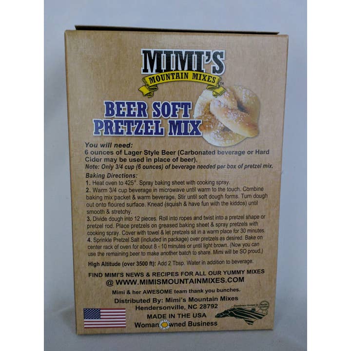 Mimi's Mountain Mixes - Wholesale Bread Mix - BEER SOFT PRETZEL MIX4