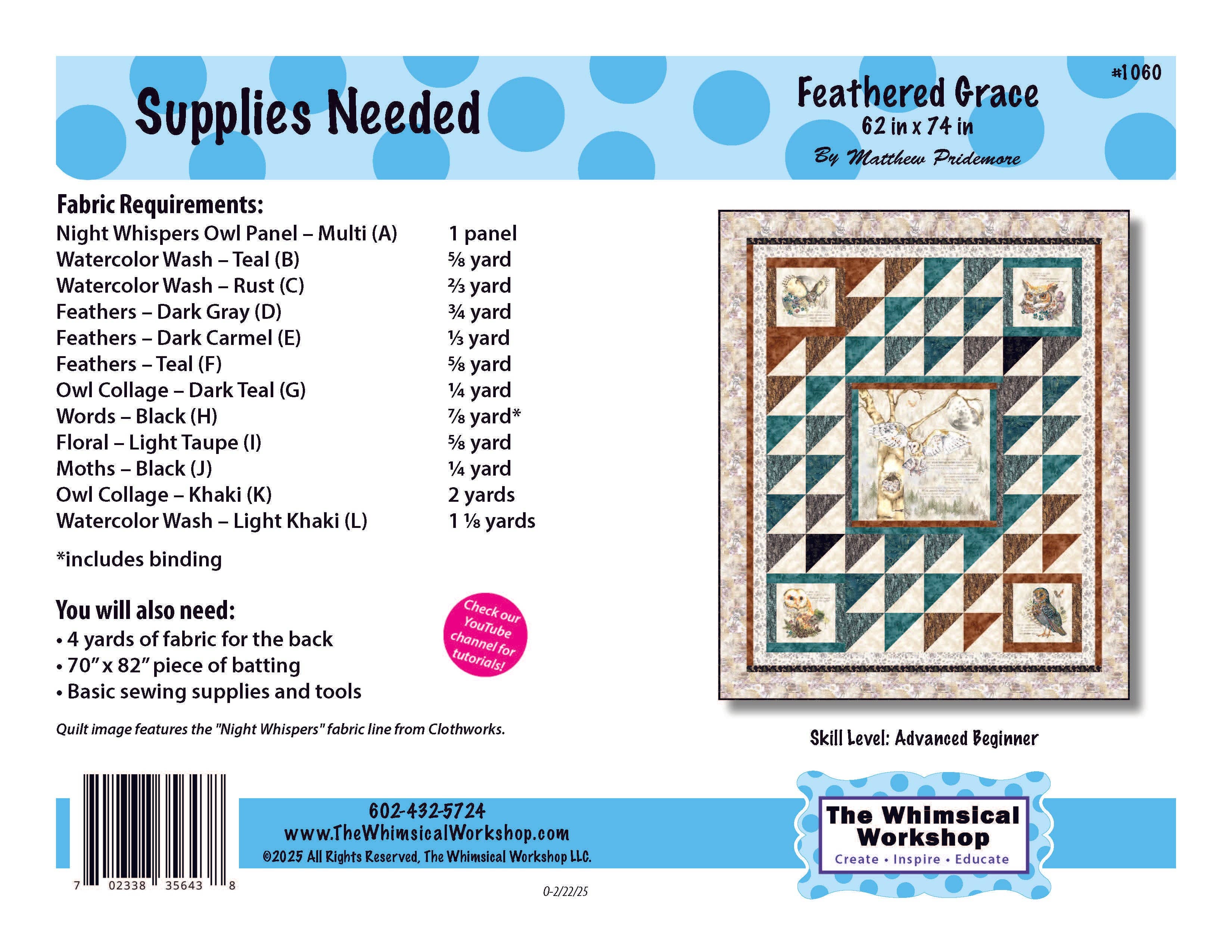 The Whimsical Workshop - Wholesale Quilt - Feathered Grace Quilt Pattern1