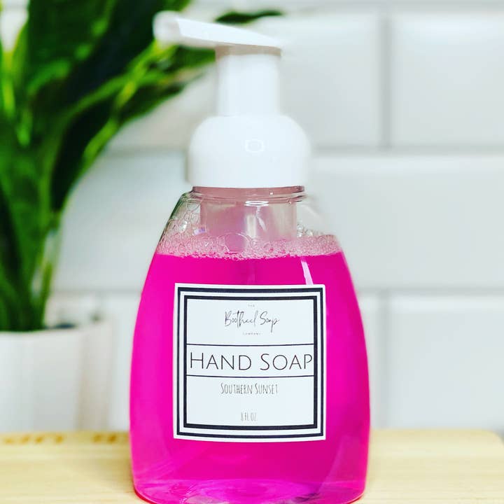 Southern Sunset Foaming Hand Soap for wholesale by The Bootheel Soap Company