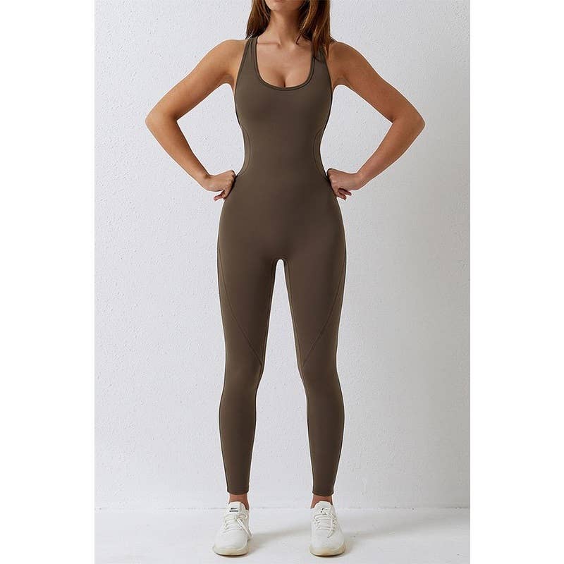 Paperdoll - Wholesale Unitard - Women's - Tight One Piece Aerial Beauty Back Yoga Clothes 3