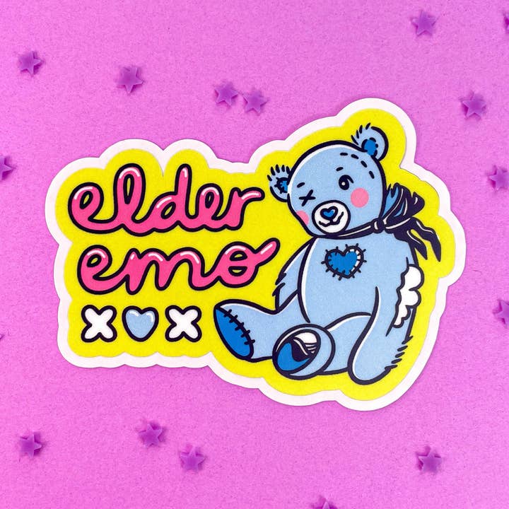 Elder Emo klistermærke for engroshandel hos Daisy Chainsaw