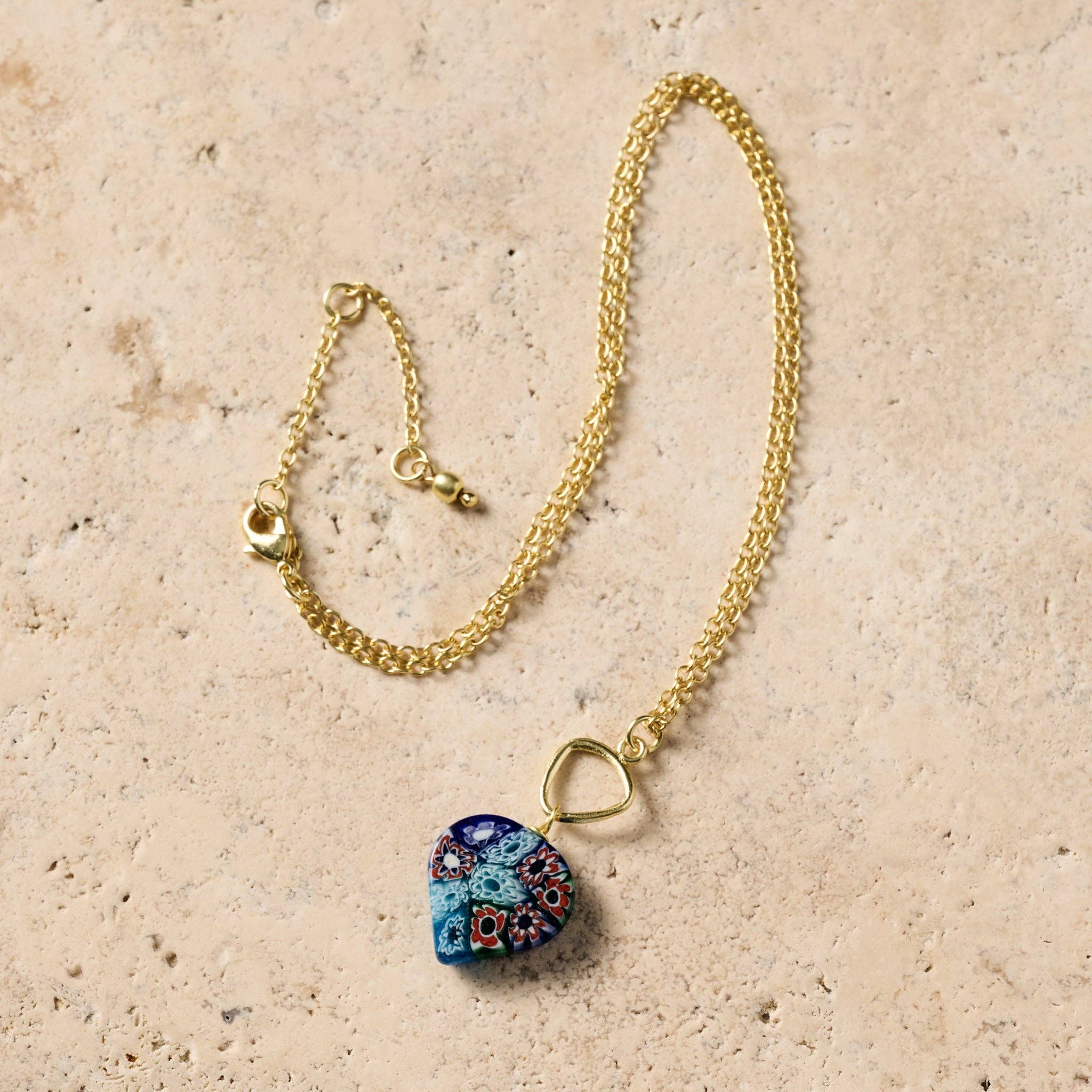 Ten Thousand Villages - Wholesale Pendant/Charm Necklace - Raza Murano Millefiori Pendant Necklace1