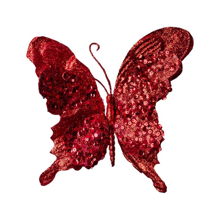 Joy By - Wholesale Christmas Decoration - Vintage Butterfly Pick