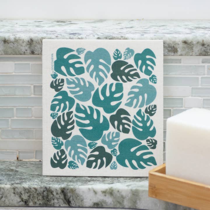 No Tox Life - Wholesale Theedoek/vaatdoek - WASHCLOUD® MONSTERA™ Zweedse Vaatdoek - No Tox Life1