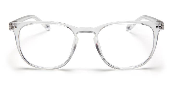 Occhiali da lettura George Crystal Clear per la vendita all'ingrosso da parte di Looplabb Reading Glasses