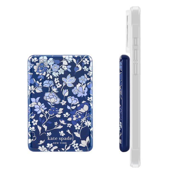 kate spade new york Flowerbed Blue MagSafe Battery Pack for wholesale by Case-Mate